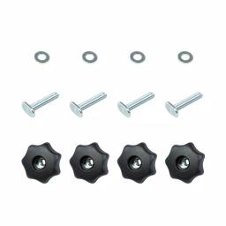 POWERTEC 7-Star T-Track Knob Kit with 5/16 in.-18 Bolts and Washers, Set of 4 thumbnail 1