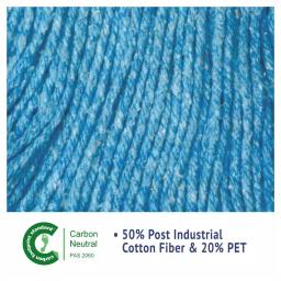 Boardwalk Super Loop Medium Wet Mop Head, 4-Ply Cotton/Synthetic Yarn, Blue, 12/Carton thumbnail 6
