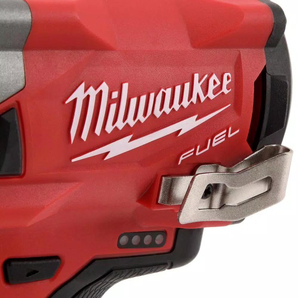 Milwaukee M12 FUEL 1/2 in. Stubby Brushless Cordless Impact Wrench with 2.0 Ah Battery