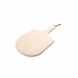Fox Run Hardwood Pizza Paddle with Tapered Edge and Leather Hanging Loop thumbnail 1