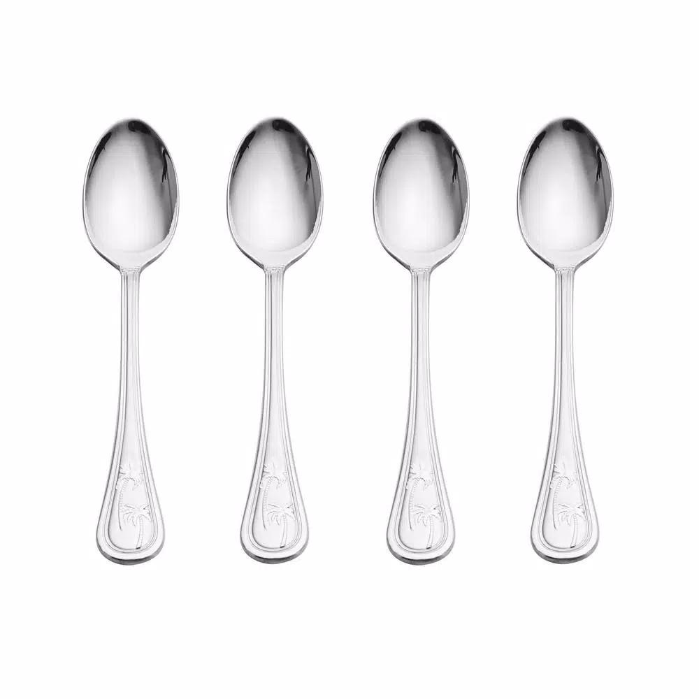 Towle Living Towle Palm Breeze 18/0 Stainless Steel Demi Spoons, Set of 4