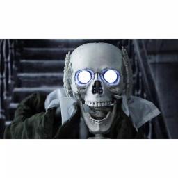 Haunted Hill Farm 5 ft. Animatronic Headless Man Halloween Prop with Talking Skull thumbnail 12