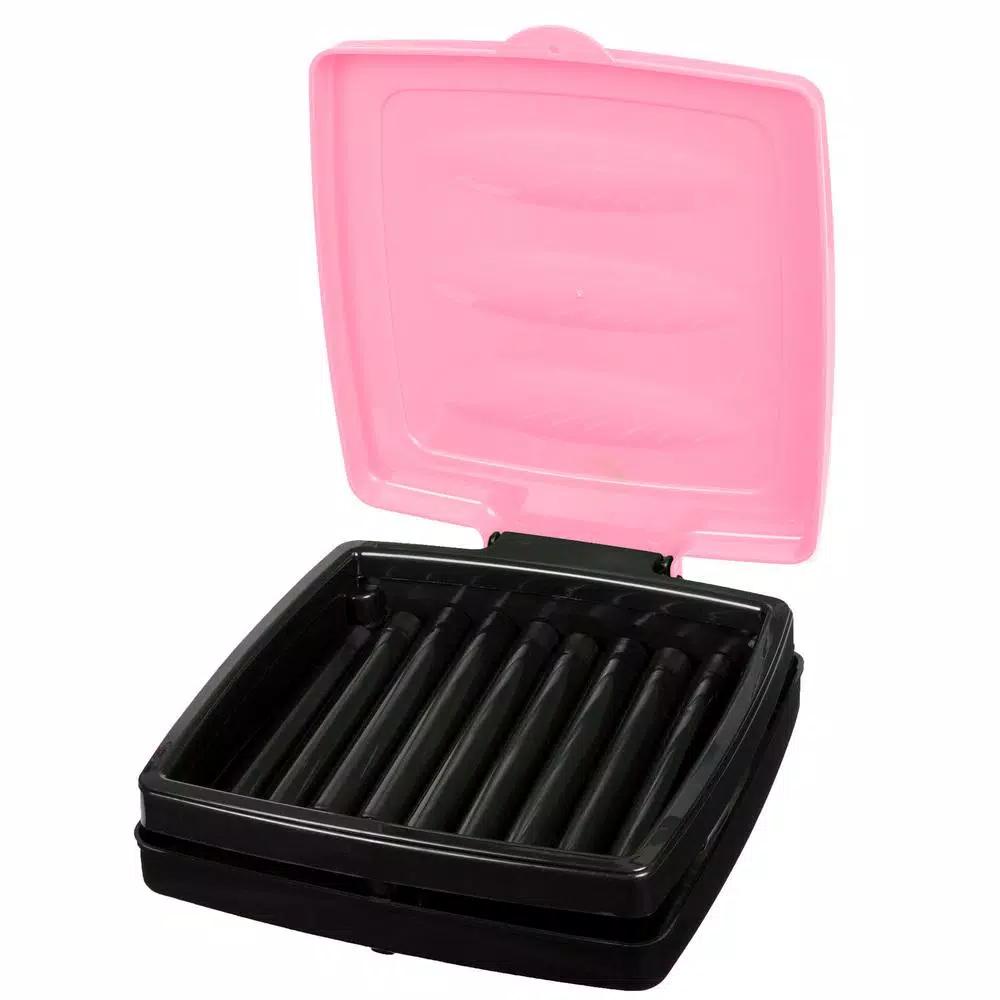 Wakeman Outdoors 13 Gal. Portable Pink Trash Bag Holder