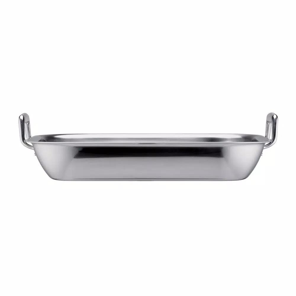 Tramontina Gourmet Prima 10 Qt. Stainless Steel Roasting Pan with Basting Rack