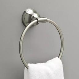 Delta Starmount Brushed Nickel Towel Ring with SpotShield Technology thumbnail 2