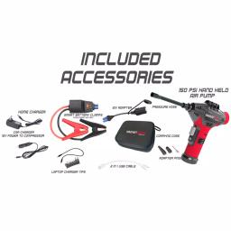 Smartech Products Smartech TECH-5000P 6-in-1 Vehicle Jump Starter, 12000mAh Power Bank, and 150 PSI Air Compressor Kit thumbnail 7