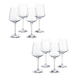 Home Decorators Collection Genoa Lead-Free Crystal White Wine Glasses, 15.5 fl. oz. (Set of 8) thumbnail 5