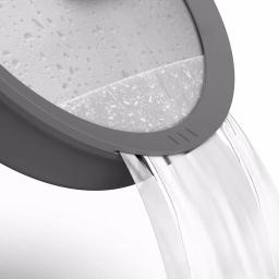 BergHOFF Leo 2.1 qt. Aluminum Nonstick Saucepan with Glass Lid, Grey thumbnail 2