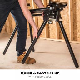 Evolution Power Tools Evolution Compact Folding Miter Saw Stand with Quick Release Mounting Brackets thumbnail 5