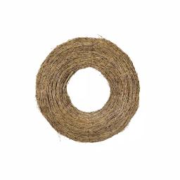 3R Studios 22 in. Natural Bamboo Branch Wreath - Brown Coastal Style Round Decor thumbnail 2