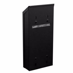 Alpine Industries Black Stainless Steel Wall-Mounted Cigarette Disposal Station thumbnail 2