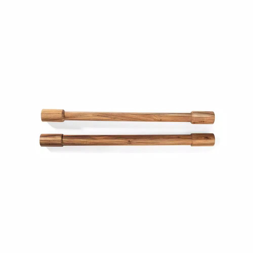 Ironwood Gourmet Acacia Wood Rolling Pins, Set of 2, 24-inch Fixed Handle