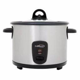 PREMIUM Deluxe 16-Cup Stainless Steel Rice Cooker with Non-Stick Pot thumbnail 1