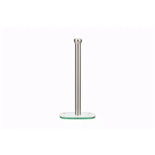 Jiallo Stainless Steel Paper Towel Holder with Weighted Glass Base