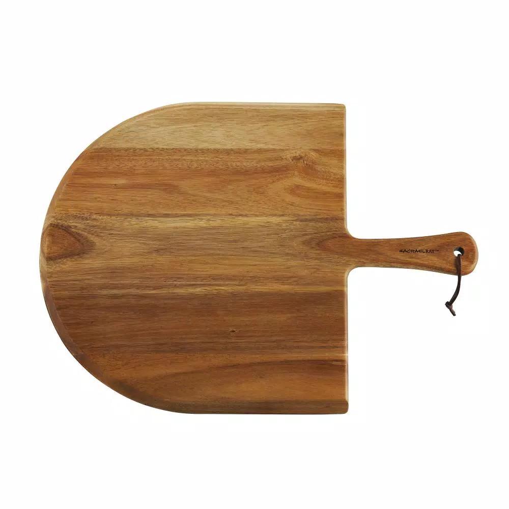 Rachael Ray Cucina 14 in. x 15 in. Acacia Wood Pizza Peel