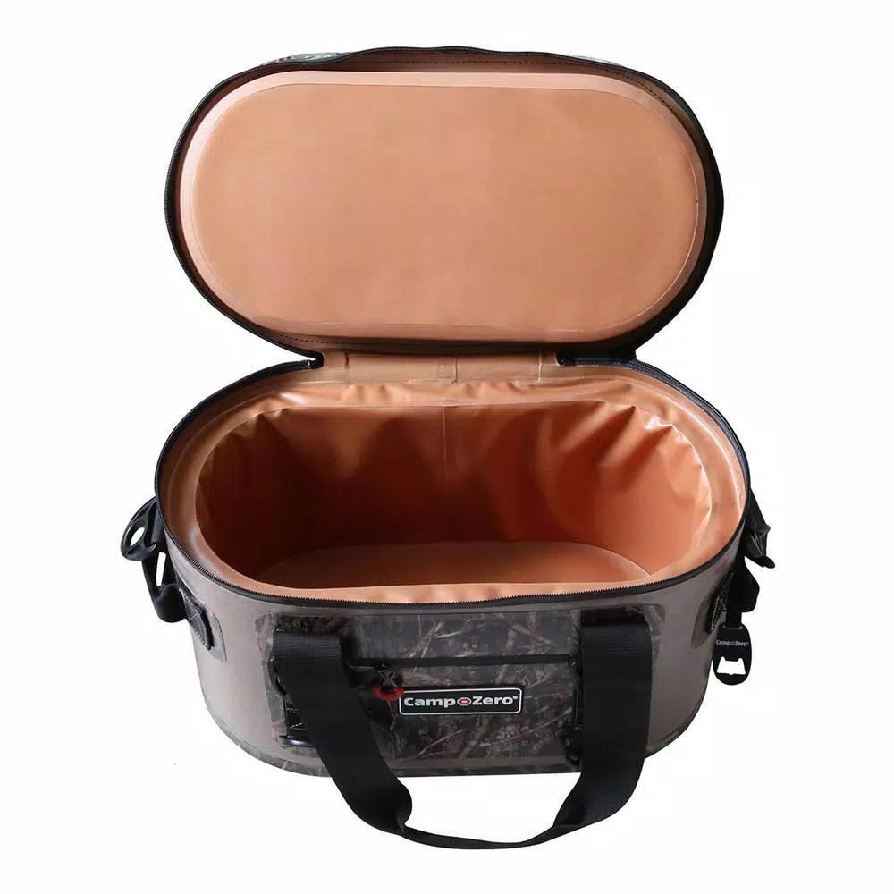 Camp-Zero 17.6 Qt. Soft Cooler, 30-Can Capacity, Beige and Camo