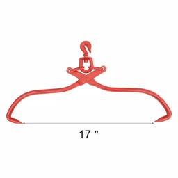 Earth Worth 17 in. Swivel Skidding Tongs for Dragging, Pulling and Lifting Logs thumbnail 2