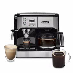 DeLonghi De'Longhi BCO430 All-In-One 10-Cup Drip Coffee Maker and Espresso Machine, Stainless Steel thumbnail 3