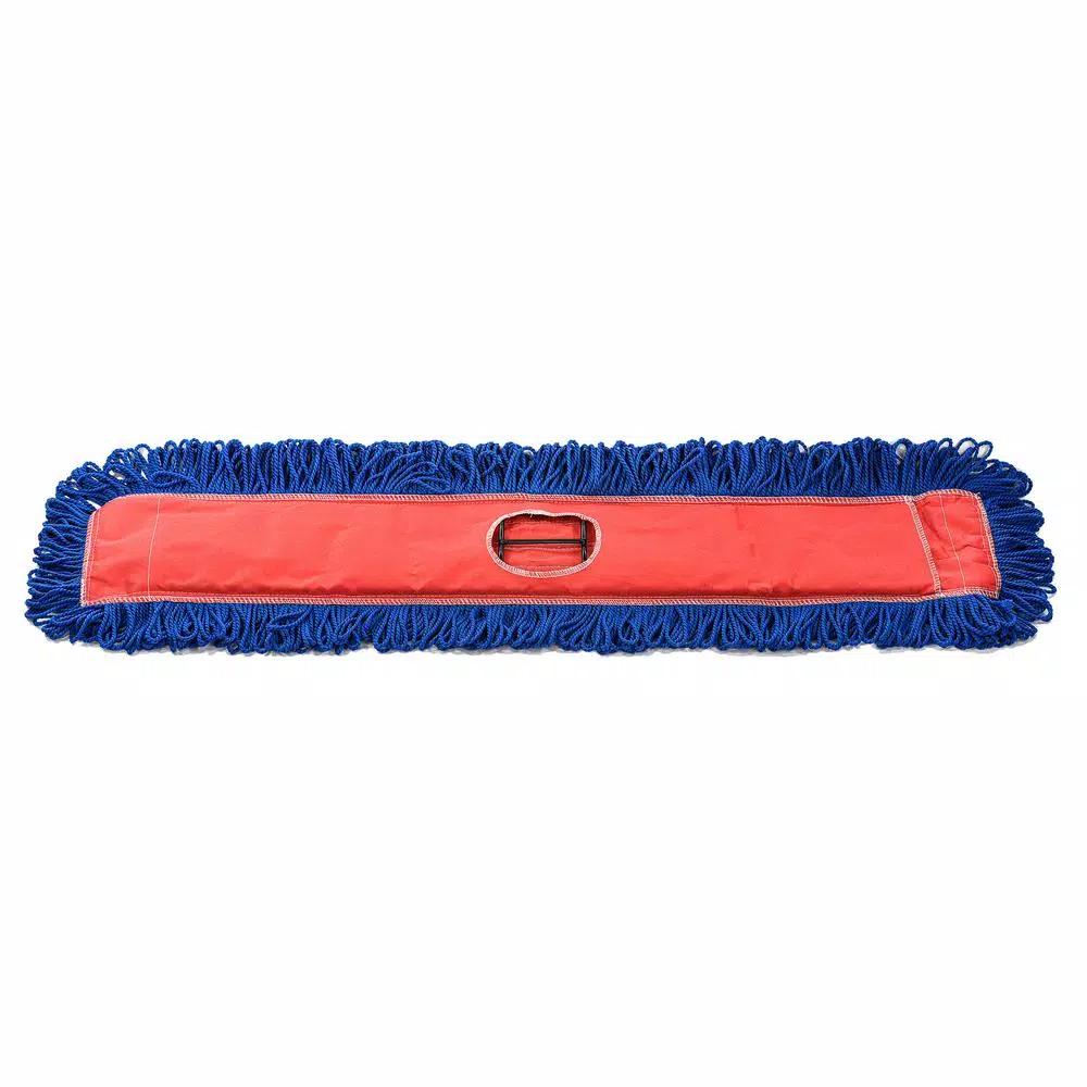 Alpine Industries 48 in. Microfiber Wet/Dry Dust Mop Set with 60 in. Telescopic Handle