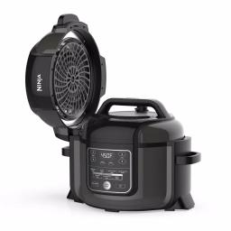 Ninja Foodi 6.5 Qt. Black Stainless Steel Electric Pressure Cooker and Air Fryer with TenderCrisp Technology thumbnail 1