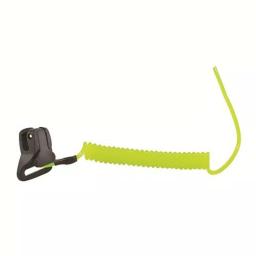 Ergodyne Squids 3158 Lime Coil Hard Hat Lanyard with Double Lock Buckle thumbnail 1