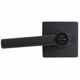 Defiant Highland Matte Black Keyed Entry Door Lever with Square Rose thumbnail 9