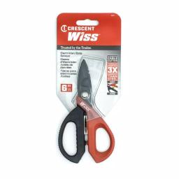 Wiss 6-3/8 in. Titanium Coated Electrician and Data Cable Scissors with Wire Strippers thumbnail 6