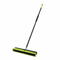 Alpine Industries 24 in. 2-in-1 Squeegee Push Broom, Green thumbnail 2
