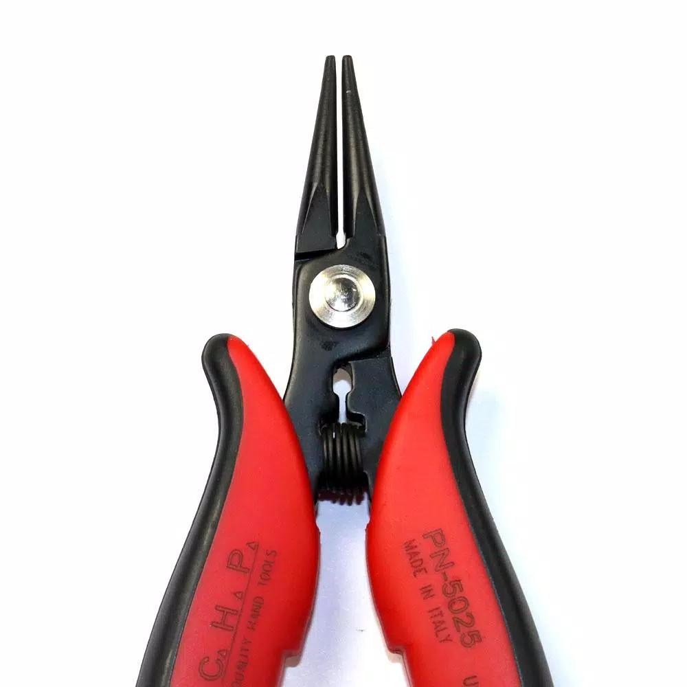 Hakko CHP PN-5025 Round Nose Pliers, Smooth Jaws, Long Nose Hand Tool