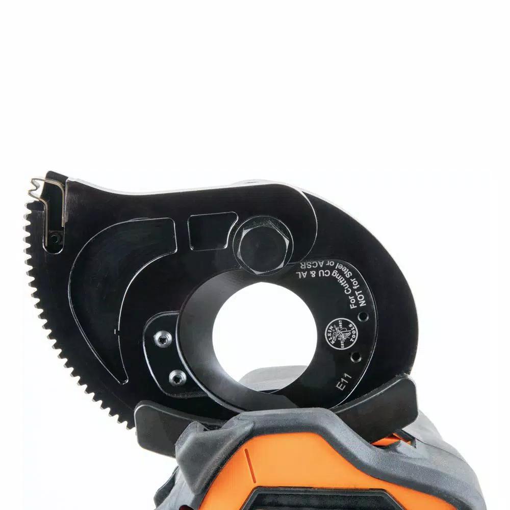 Klein Tools Battery-Operated Closed-Jaw Cable Cutter Kit with 20V 2 Ah Batteries & Charger