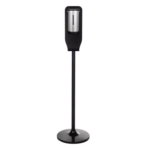 Alpine Industries 800ml Automatic Stainless Steel Gel Sanitizer & Soap Dispenser with Floor Stand