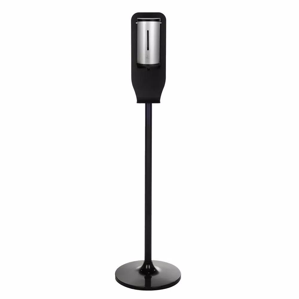 Alpine Industries 800ml Automatic Stainless Steel Gel Sanitizer & Soap Dispenser with Floor Stand