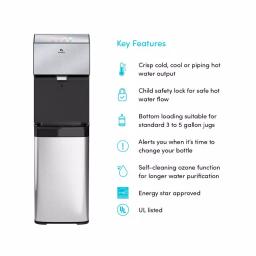 Avalon Bottom Loading Water Cooler Dispenser - 3 Temperatures, Self-Cleaning, Energy Star thumbnail 8