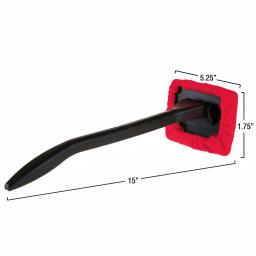 Trademark Stalwart Windshield Cleaner Tool with Pivoting Head and Microfiber Cloth thumbnail 2