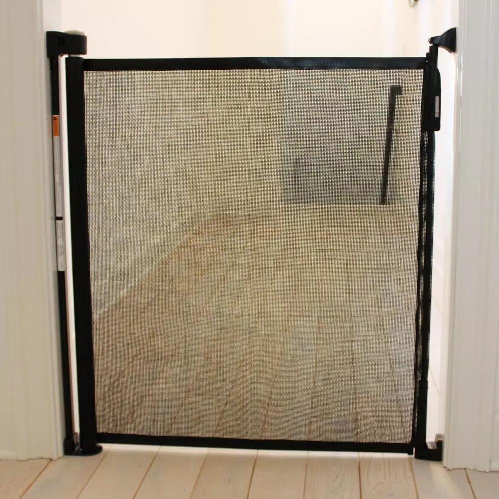 Cardinal Gates 36 in. Retractable Fabric Safety Gate, Black