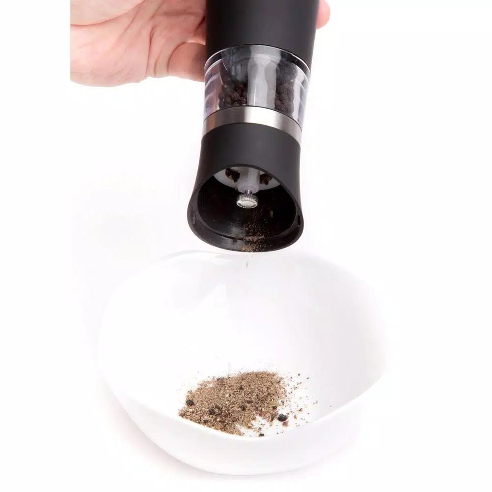 Ozeri Graviti Pro Electric Salt and Pepper Grinder Set, BPA-Free Ceramic Mills