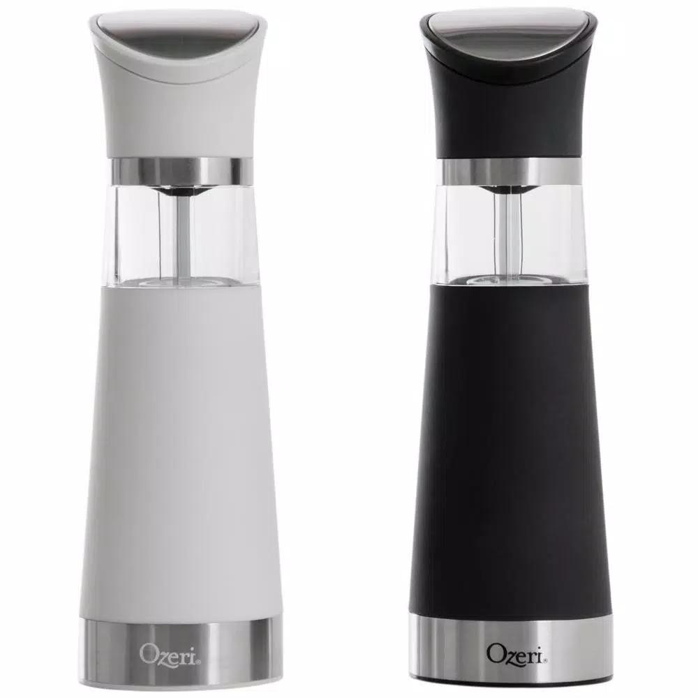 Ozeri Graviti Pro Electric Salt and Pepper Grinder Set, BPA-Free Ceramic Mills