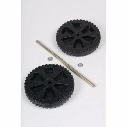 Toter Replacement Wheel Kit for 64 Gal. and 96 Gal. Two-Wheel Trash Cans thumbnail 1