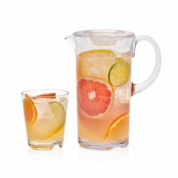 Libbey Indoors Out 7-Piece Tritan Break-Resistant Pitcher and Rocks Glass Entertaining Set thumbnail 1
