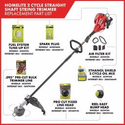 Homelite 26cc 2-Cycle Straight Shaft Gas String Trimmer thumbnail 2