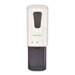 Alpine Industries 1200ml Automatic Foam Hand Sanitizer Soap Dispenser with Drip Tray, White thumbnail 1