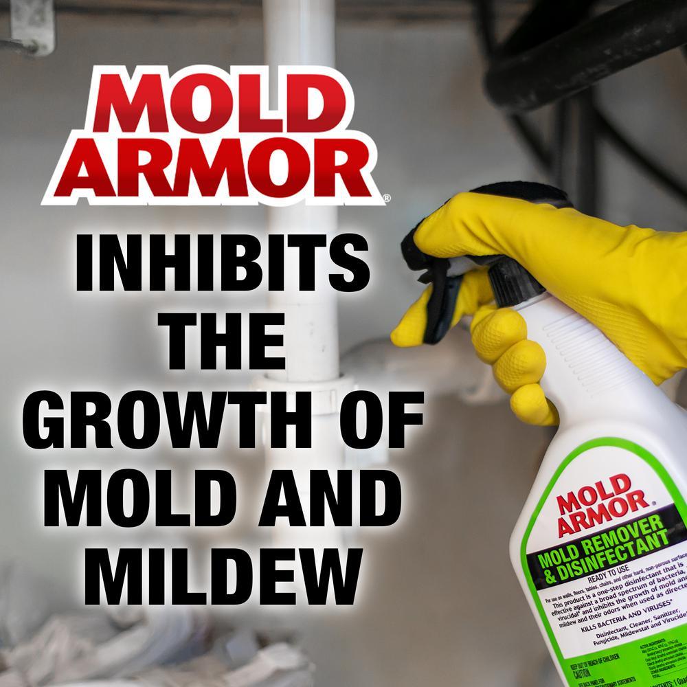 Mold Armor Mold Remover and Disinfectant Pro-Strength, 32 oz.