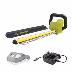 Sun Joe 22 in. 24V Cordless Hedge Trimmer Kit with 2.0 Ah Lithium-Ion Battery and Charger thumbnail 1