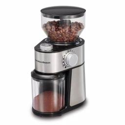 Hamilton Beach 16 oz Stainless Steel Burr Coffee Grinder with 18 Grind Settings thumbnail 2