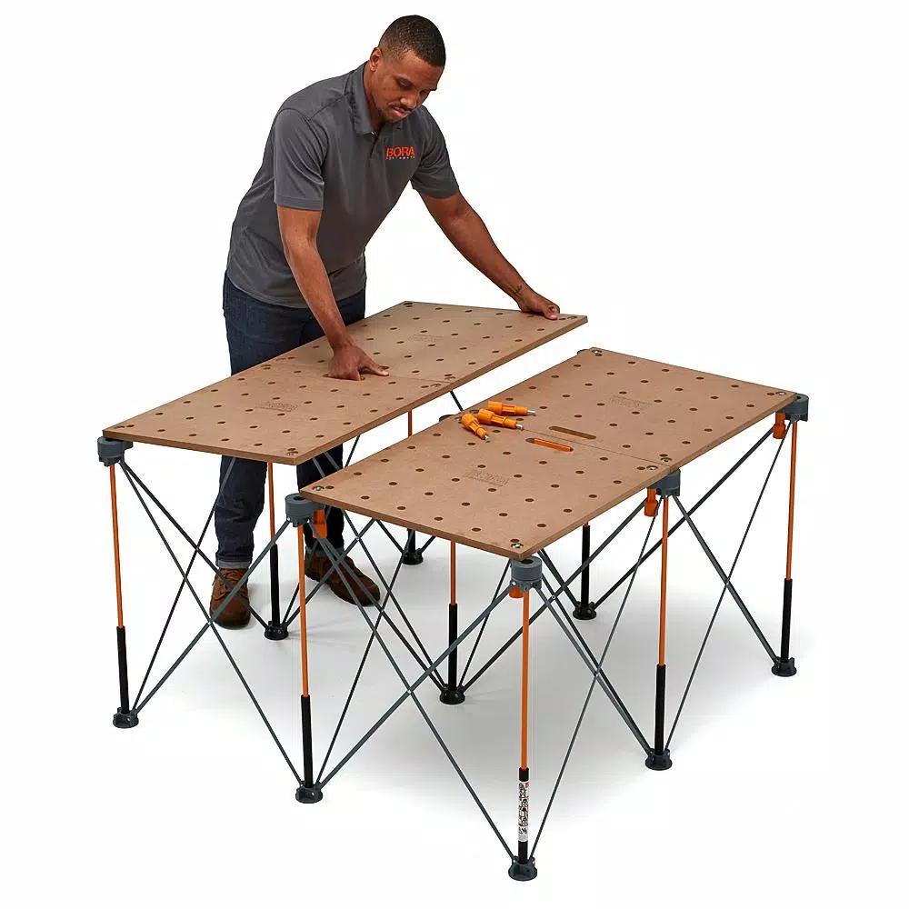 BORA Centipede 24 in. x 48 in. Heavy-Duty Workbench Top with 3/4 in. Dog Holes