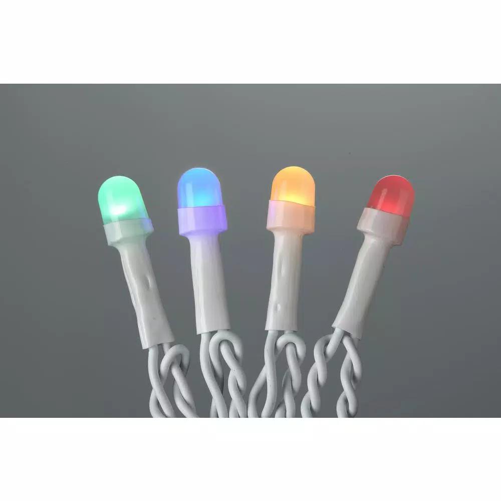 Novolink 200 LED Mini Globe Multi-Color Icicle String Lights with Wireless Smart App Control