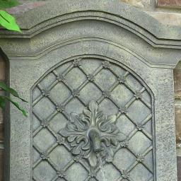 Sunnydaze Decor Rosette Resin French Limestone Solar-On-Demand Outdoor Wall Fountain thumbnail 2