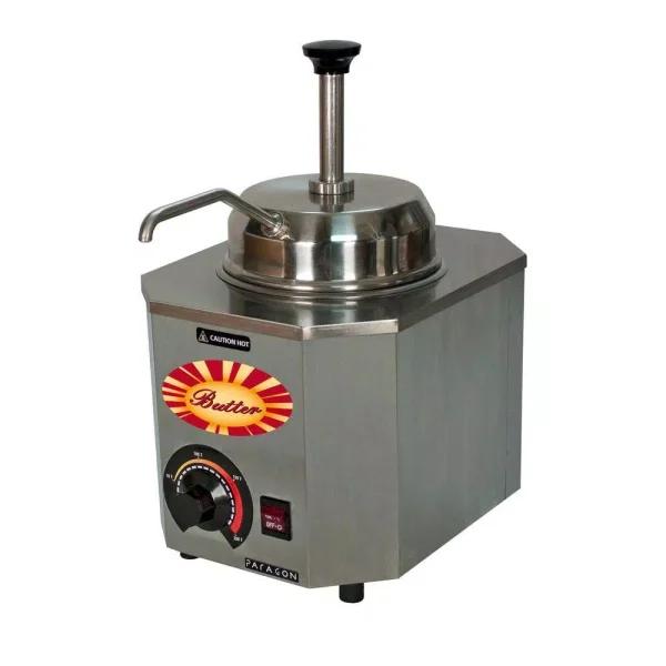 Paragon Pro-Deluxe Butter Warmer with Commercial Pump and Adjustable Thermostat