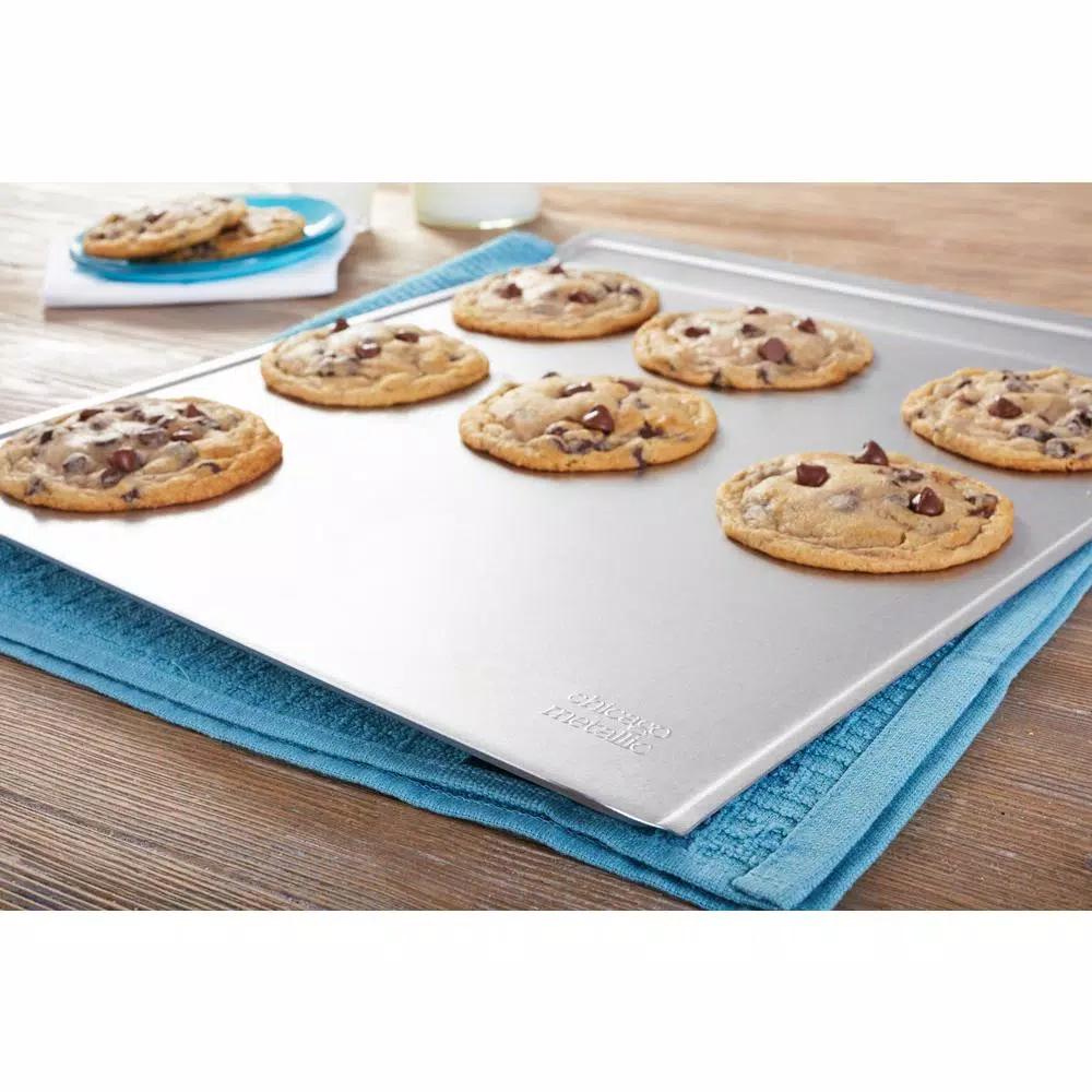 Chicago Metallic Commercial II Large Cookie Sheet, Heavyweight Aluminized Steel