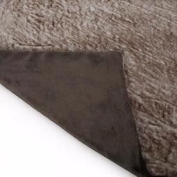 Noble House Lanford Light Brown Faux Fur Throw Blanket, 50 x 60 in. thumbnail 2